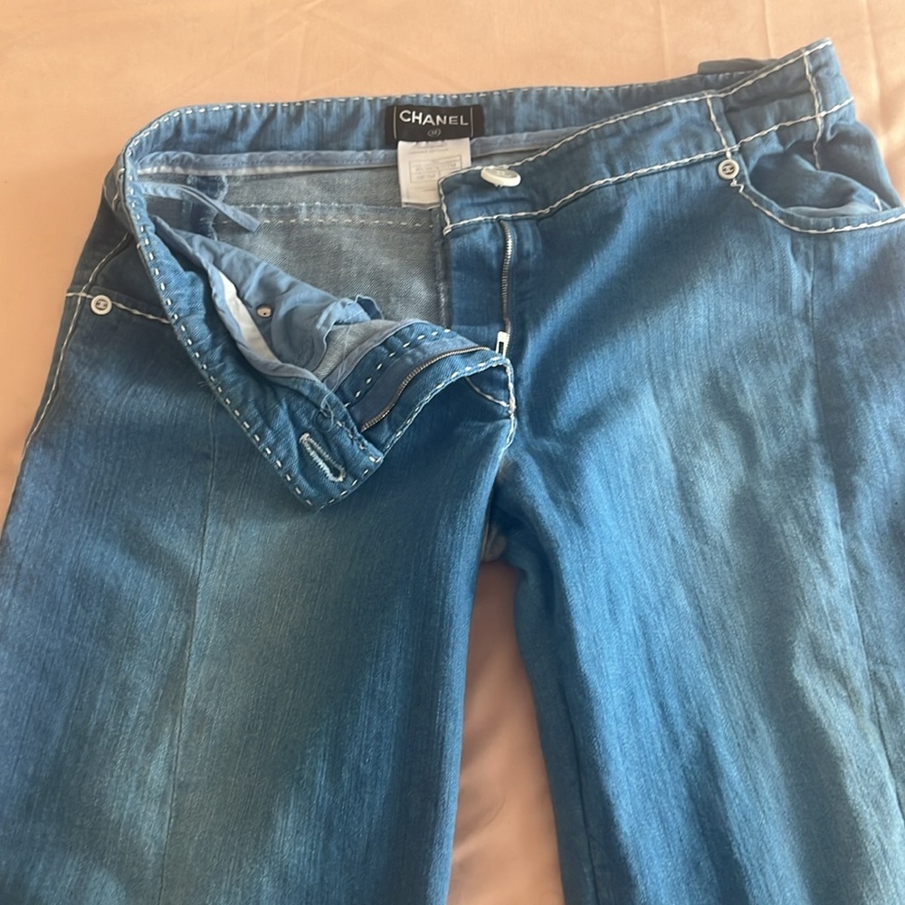 Chanel Vintage wide leg jeans